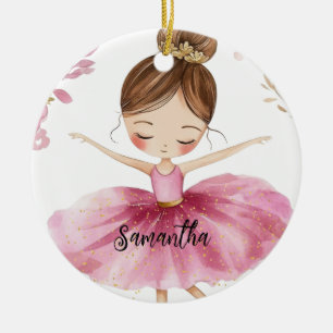 Personalisiert Ballerina Keramik Ornament