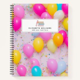Personalisiert Balloon Notizbuch