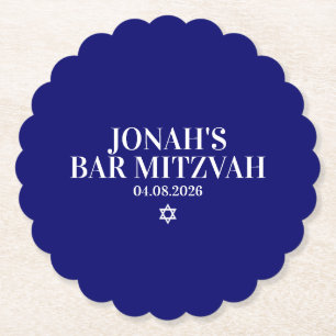 Personalisiert Bar Mitzvah Untersetzer