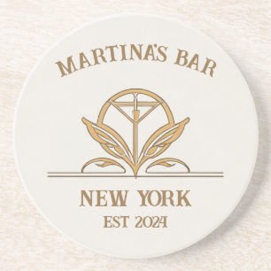 Personalisiert Bar signieren Martini Logo Individu Getränkeuntersetzer
