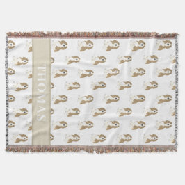 Personalisiert Basset Hound Decke