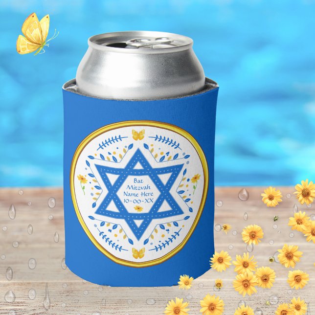 Personalisiert, Bat Mitzvah Favors oder JEGLICHER  Dosenkühler (Bat Mitzvah Can Coolers. Bat Mitzvah Party Supplies. Adds to your Bat Mitzvah Table Decorations.)
