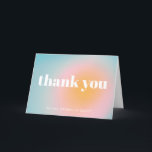 Personalisiert Bat Mitzvah Soft Blue Pastell Gradi Dankeskarte<br><div class="desc">Teilen Sie Ihre Dankbarkeit mit dieser modernen Dankeschön-Karte mit einem traumhaften Sonnenuntergang in sanften Pastelltönen. Die mutige Typografie fügt eine zeitgenössische Touch hinzu,  die sich perfekt für Hochzeiten,  Babyduschen,  Geburtstage oder jeden besondere Anlass eignet. Personalisieren Sie mit Ihrem Namen für eine stilvolle und herzliche Art zu sagen danke.</div>