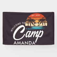 Personalisiert Beach Camp Junggeselinnen-Abschied 