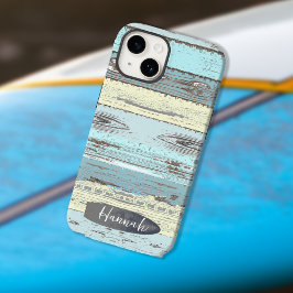 Personalisiert Beach Driftwood Surfboard Case-Mate iPhone 14 Hülle