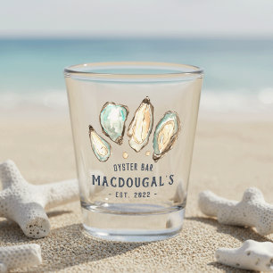 Personalisiert Beach House Oyster Bar Schnapsglas