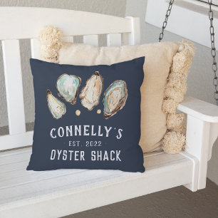 Personalisiert Beach House Oyster Shack Kissen