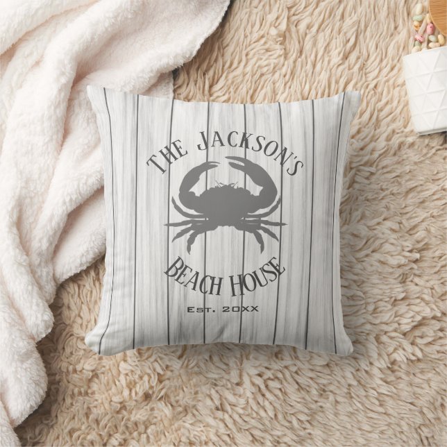 Personalisiert Beach House Pillow Kissen (Decke)