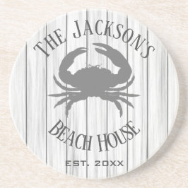 Personalisiert Beach House Untersetzer