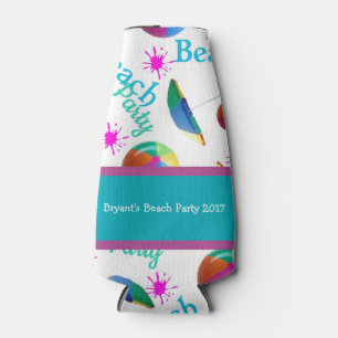 Personalisiert Beach Party Flasche Flaschenkühler