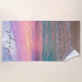 Personalisiert Beach Sunset Strandtuch
