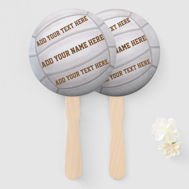 Personalisiert Beach Volleyball Fächer (Vorne und Hinten)