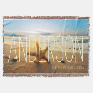 Personalisiert Beach Wedding Beach House Decke