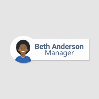 Personalisiert bearbeitbar namensschild