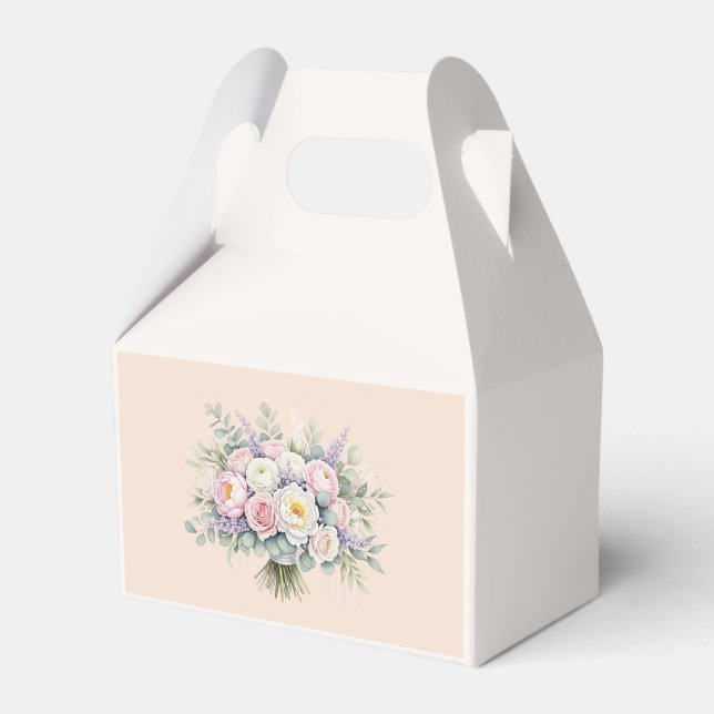 Personalisiert Beautiful Bouquet Gefallen Box | Ho Geschenkschachtel (Vorderseite)
