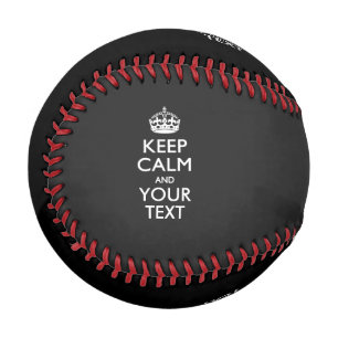 Personalisiert BEHALTEN CALM mit Ihrer Farbwahl Baseball