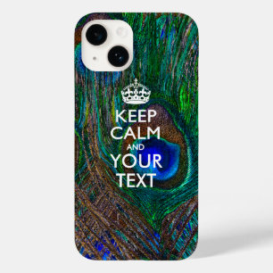 Personalisiert BEHALTEN CALM UND Ihr Text Case-Mate iPhone 14 Hülle
