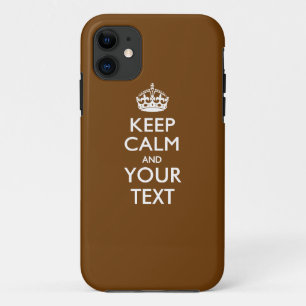 Personalisiert BEHALTEN CALM UND Ihr Text Case-Mate iPhone Hülle