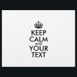 Personalisiert BEHALTEN CALM und IHRER TEXT Flyer<br><div class="desc">Personalisiert BEHALTE CALM und IHREN TEXT. Bearbeiten Sie diese Entwurfsvorlage - ERSTELLEN SIE IHREN TEXT</div>