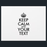 Personalisiert BEHALTEN CALM und IHRER TEXT Flyer<br><div class="desc">Personalisiert BEHALTE CALM und IHREN TEXT. Bearbeiten Sie diese Entwurfsvorlage - ERSTELLEN SIE IHREN TEXT</div>