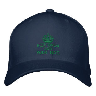 Personalisiert BEHALTEN Sie RUHE UND Ihre Bestickte Baseballkappe