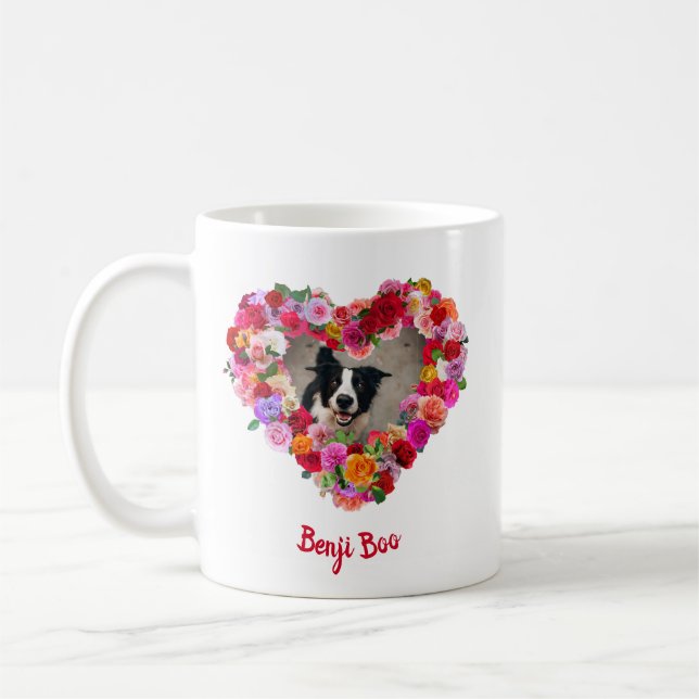 Personalisiert / Benutzerdefinierter Hund / Hausti Kaffeetasse (Links)