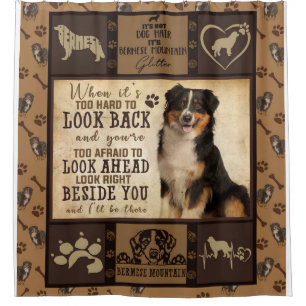 Personalisiert Bermese Hunde Blanket Geschenk Duschvorhang