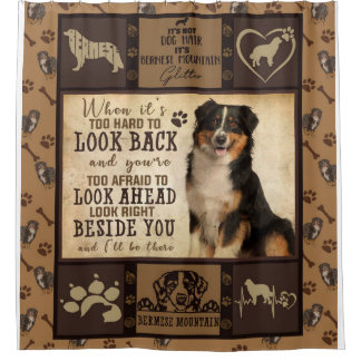 Personalisiert Bermese Hunde Blanket Geschenk Duschvorhang