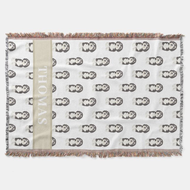 Personalisiert Bernedoodle Decke (Vorderseite)