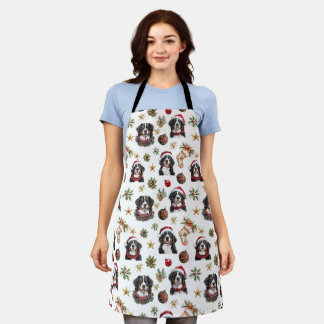 Personalisiert Bernese Mountain Dog Weihnachten Schürze