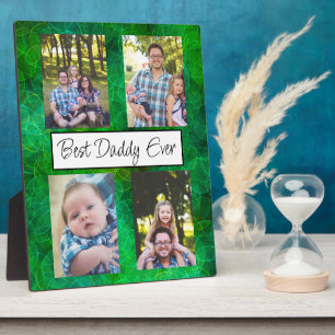 Personalisiert Best Daddy Ever Foto Plaque Fotoplatte