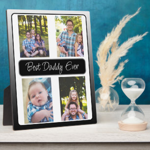 Personalisiert Best Daddy Ever Foto Plaque Fotoplatte