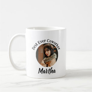 Personalisiert Best Ever Coworker   FOTO Kaffeetasse