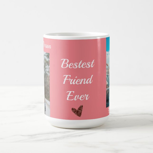 Personalisiert Best Friend Bestie Du bist meine Pe Kaffeetasse (Mittel)