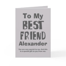 Personalisiert Best Friend Gruß