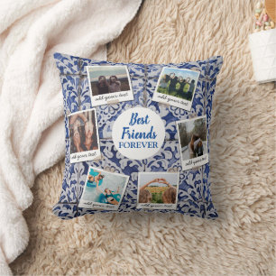 Personalisiert Best Friends 6 Foto Custom Collage Kissen