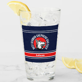 Personalisiert Best German Shepherd Vater Ever Glas
