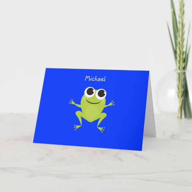 Personalisiert Best Life FROG Notecard (Vorderseite)