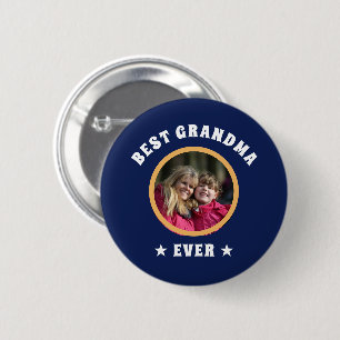 Personalisiert Best Oma je Custom Family Foto Button