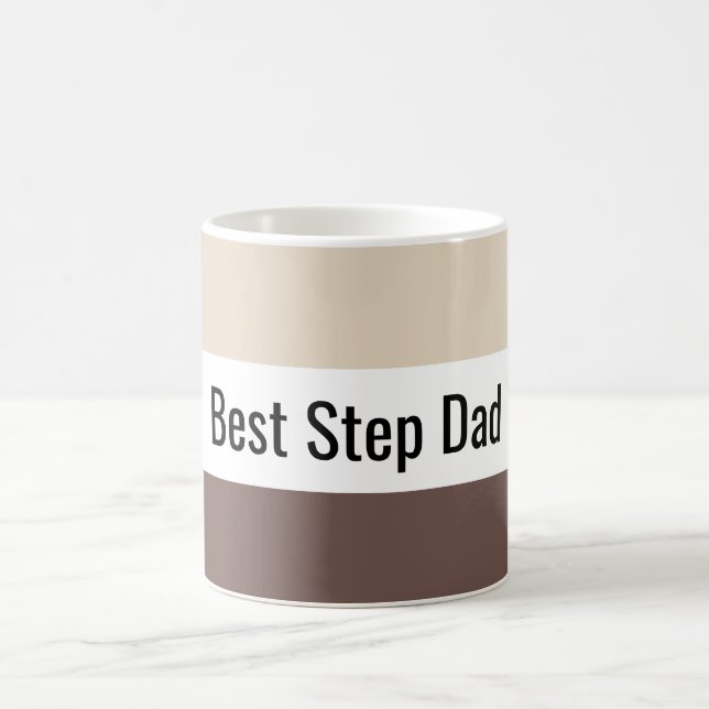 Personalisiert Best Step Vater Tasse (Mittel)