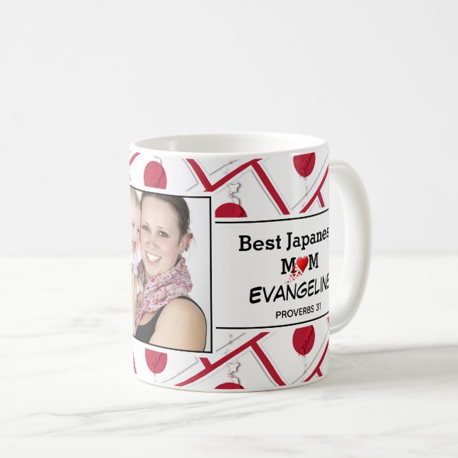 Personalisiert Beste japanische Mama Sprichwörter  Kaffeetasse (VorderseiteRechts)