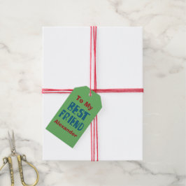 Personalisiert bester Freund Geschenkanhänger