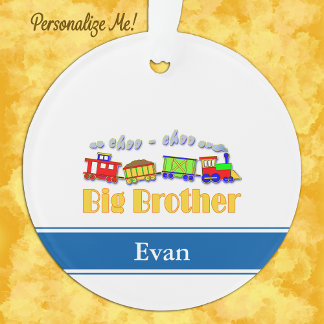 Personalisiert Big Brother Choo Choo Zug Ornament