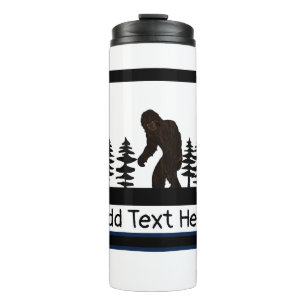 Personalisiert Big Foot Sasquatch Yeti Sumpflaus Thermosbecher