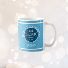 Personalisiert bin ich bionisch (ANGESAGTER Ersatz Kaffeetasse