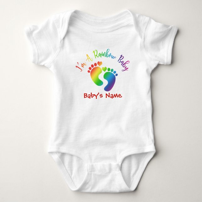 Personalisiert bin ich ein baby strampler (Vorderseite)