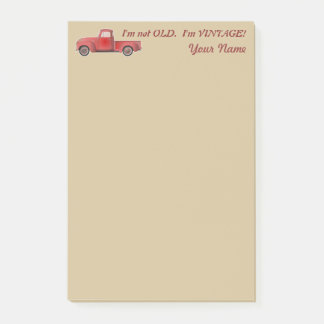 Personalisiert bin ich nicht alt ich bin Vintage R Post-it Klebezettel