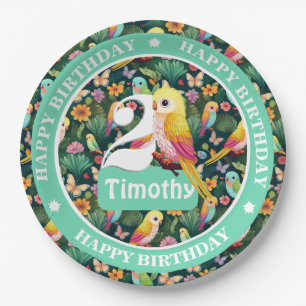 Personalisiert Birthday Balloon Pappteller