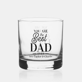 Personalisiert bist du das Beste, das es je gegebe Whiskyglas