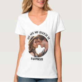 Personalisiert bist du meine Quelle des Glücks Fot T-Shirt